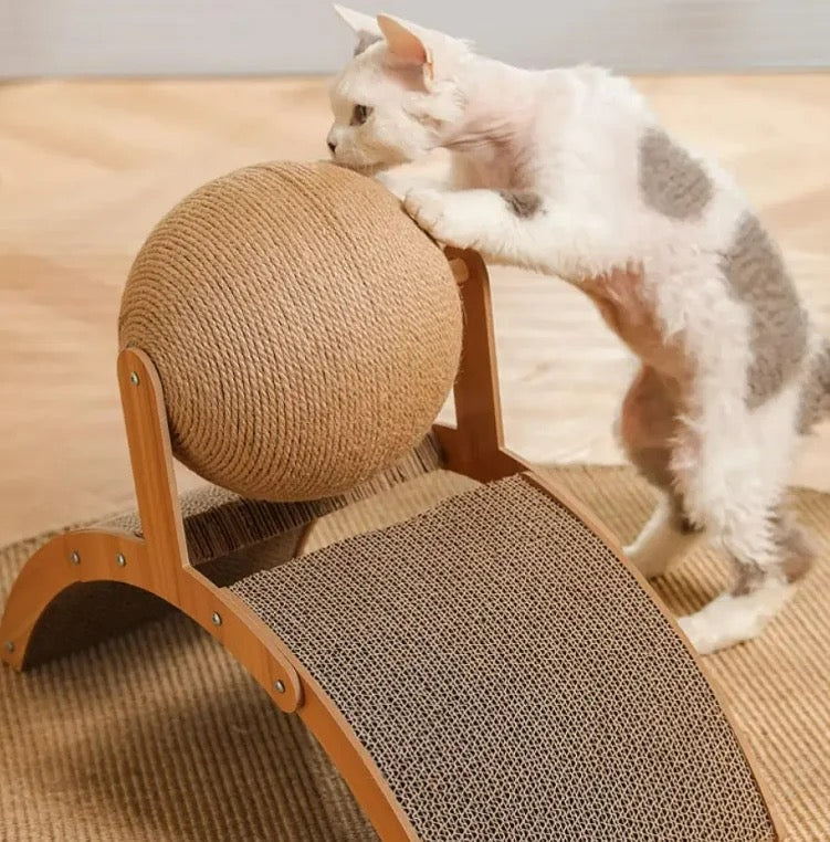 Large Cat Scratch Ball - kittykingdom.ca