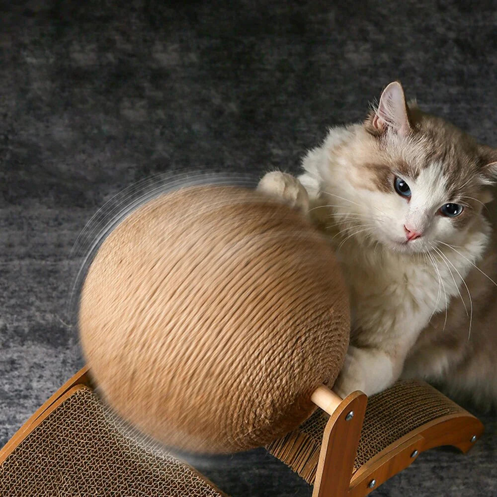 Large Cat Scratch Ball - kittykingdom.ca
