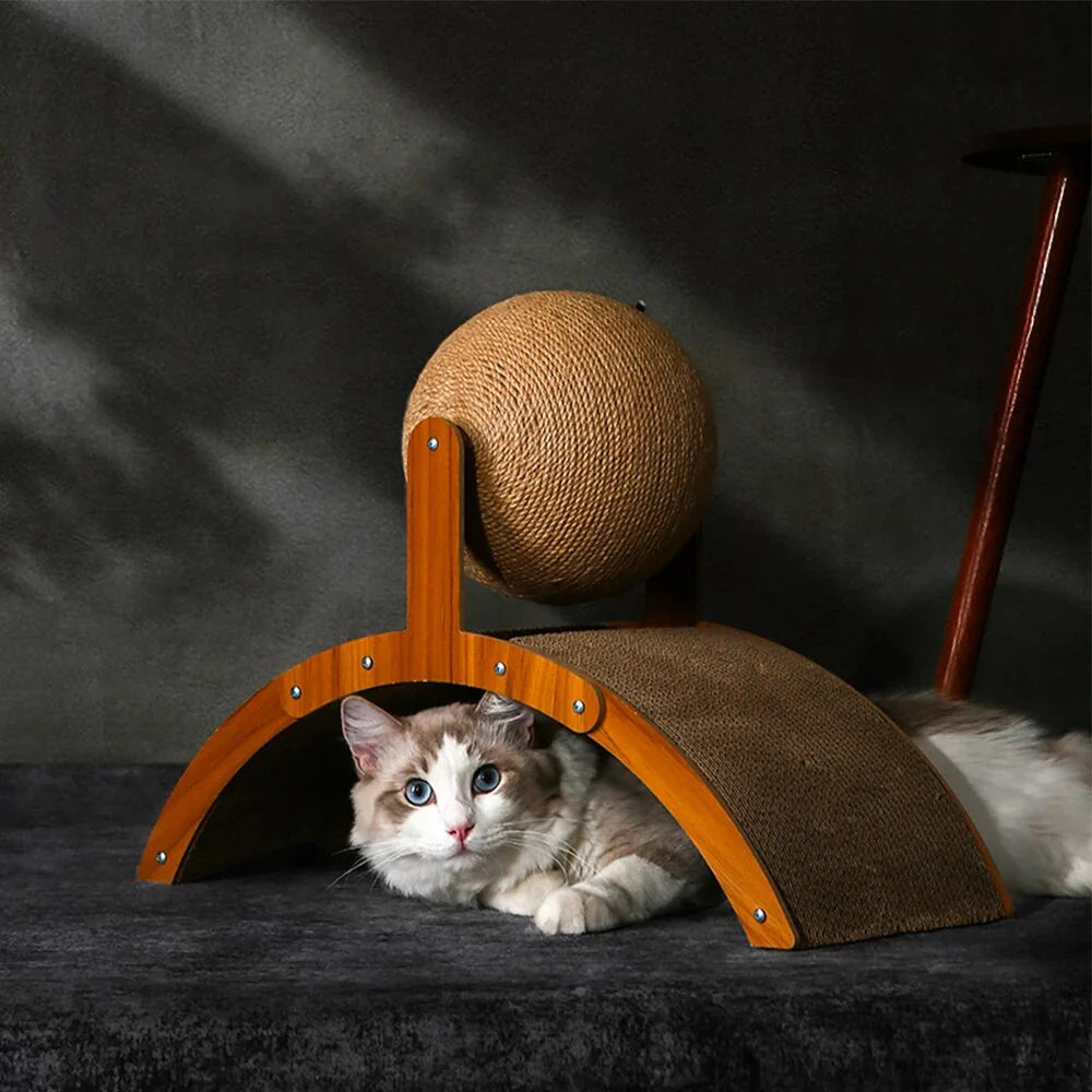 Large Cat Scratch Ball - kittykingdom.ca